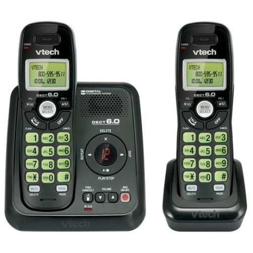 VTech Two Handset Cordless Answering System (CS6124-21)